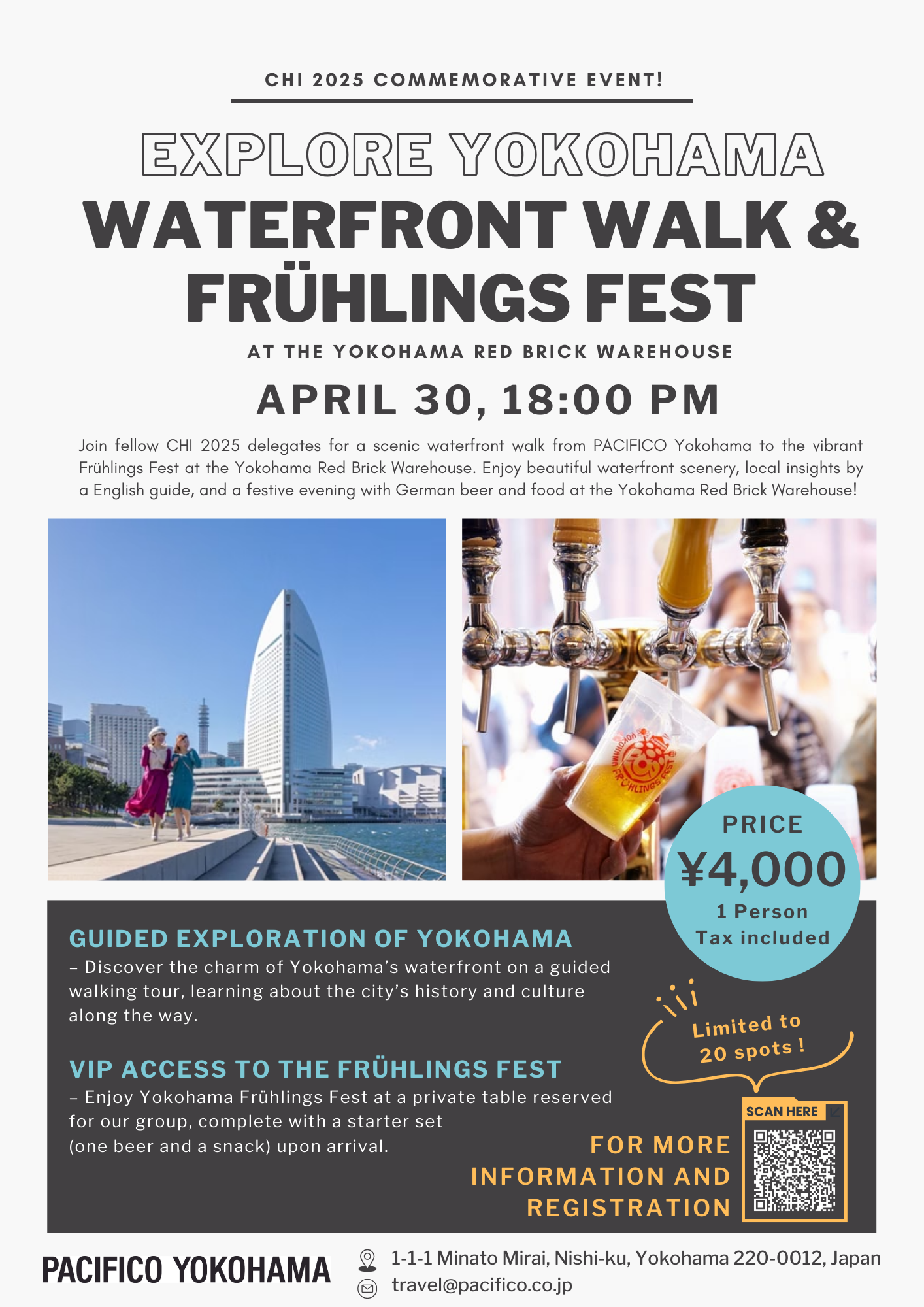 【April 30, 2025】Explore Yokohama: Waterfront Walk & Frühlings Fest at the Yokohama Red Brick Warehouse